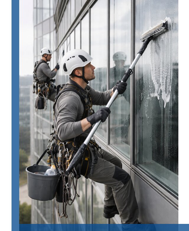 Высотная мойка сплошного остекления с выездом в Нижнеудинске