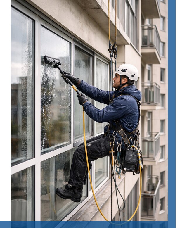 Мойка балконного остекления в Нижнеудинске от 3560 р. | ВЫСОТНИК-Нжк