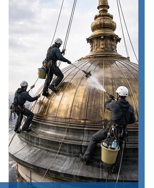 Мойка куполов и шпилей в Нижнеудинске от 8137 р. - заказать | ВЫСОТНИК-Нжк
