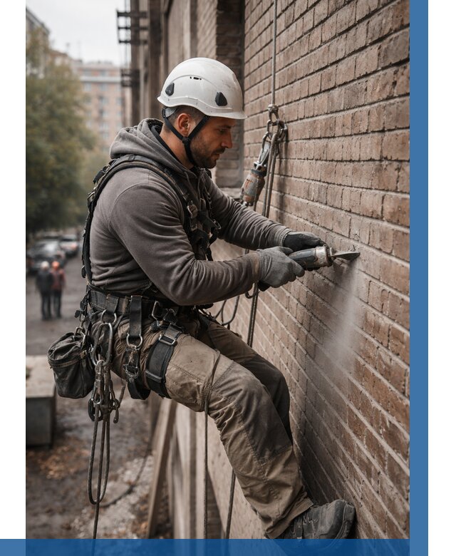 Расшивка кирпичных швов в Нижнеудинске от 610 р. | ВЫСОТНИК-Нжк