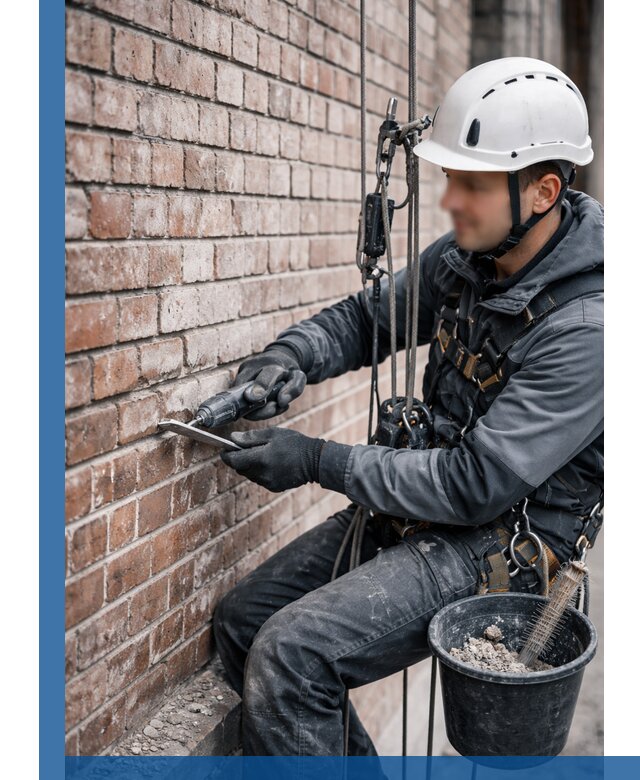 Расшивка кирпичных швов фасадов и стен, ремонт в Нижнеудинске