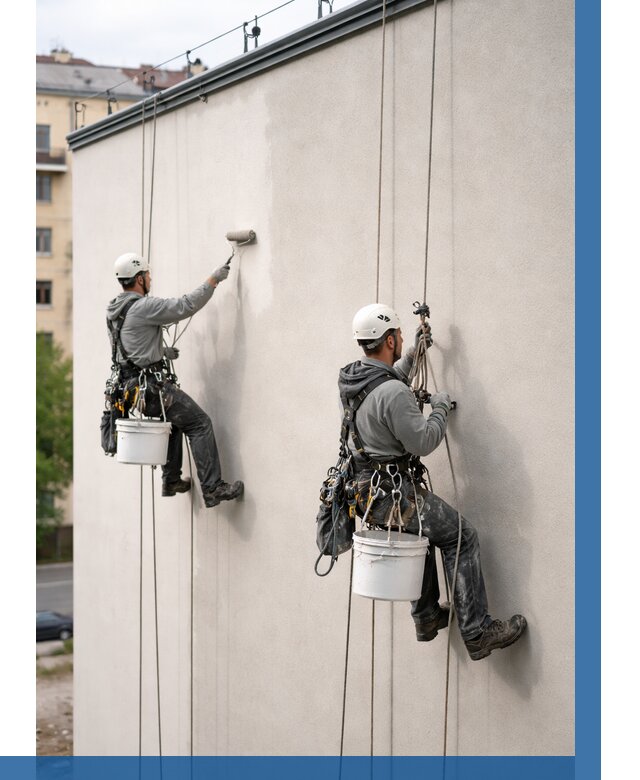 Покраска оштукатуренного фасада в Нижнеудинске от 325 р. | ВЫСОТНИК-Нжк