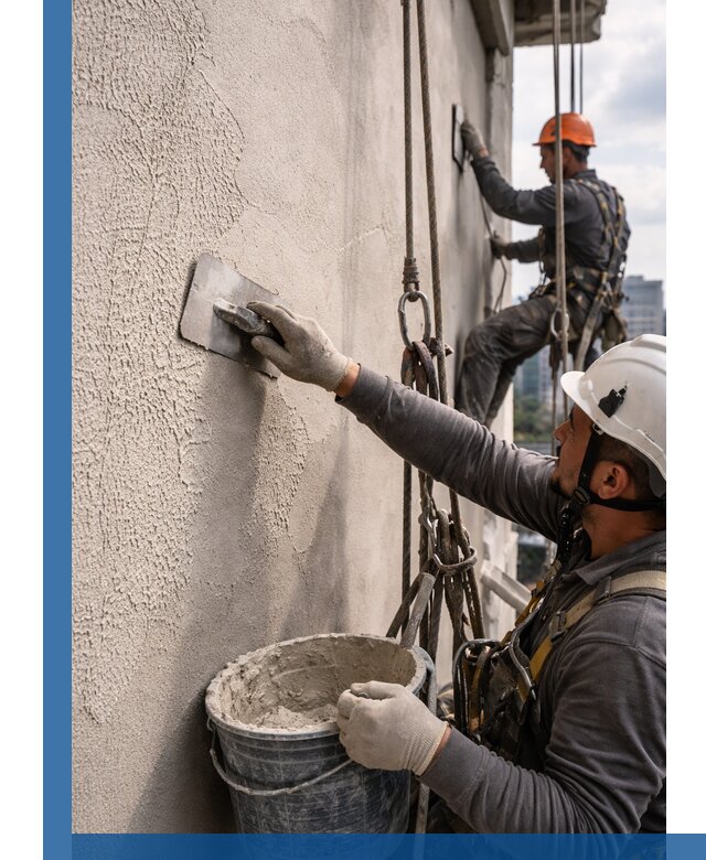 Декоративная штукатурка фасада с утеплением и защитой в Нижнеудинске