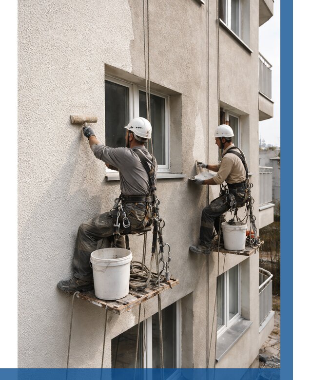 Нанесение короеда на фасад в Нижнеудинске от 458 р. | ВЫСОТНИК-Нжк