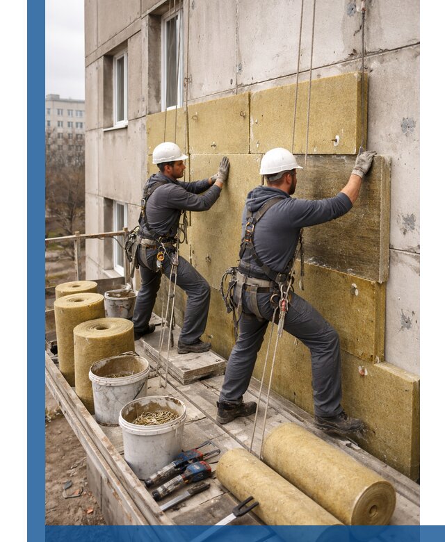 Утепление фасада минватой в Нижнеудинске под ключ с гарантией