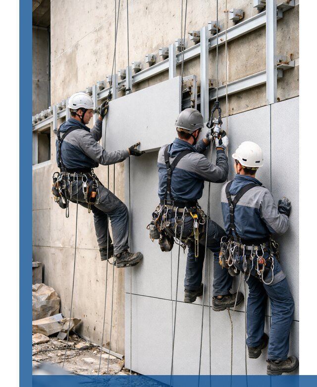 Монтаж вентилируемого фасада в Нижнеудинске под ключ с гарантией качества