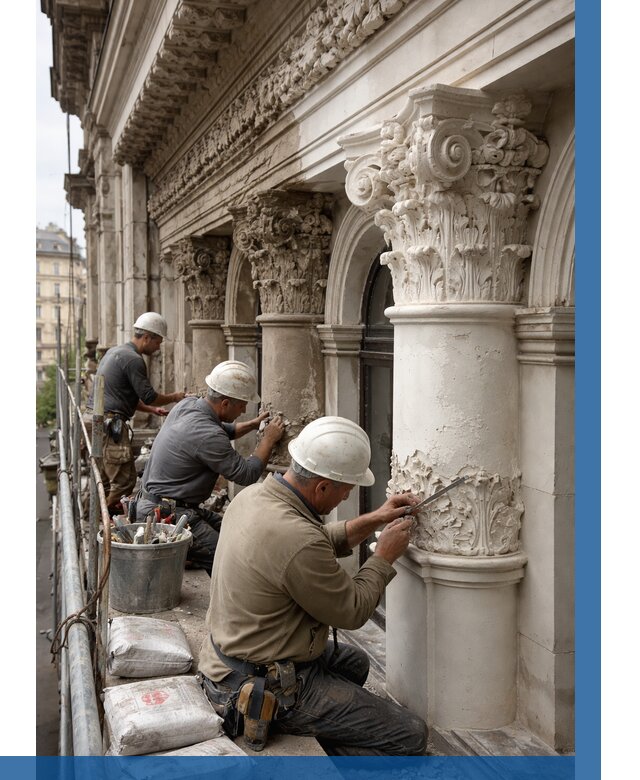 Реставрация фасадной лепнины в Нижнеудинске от 2543 р. | ВЫСОТНИК-Нжк