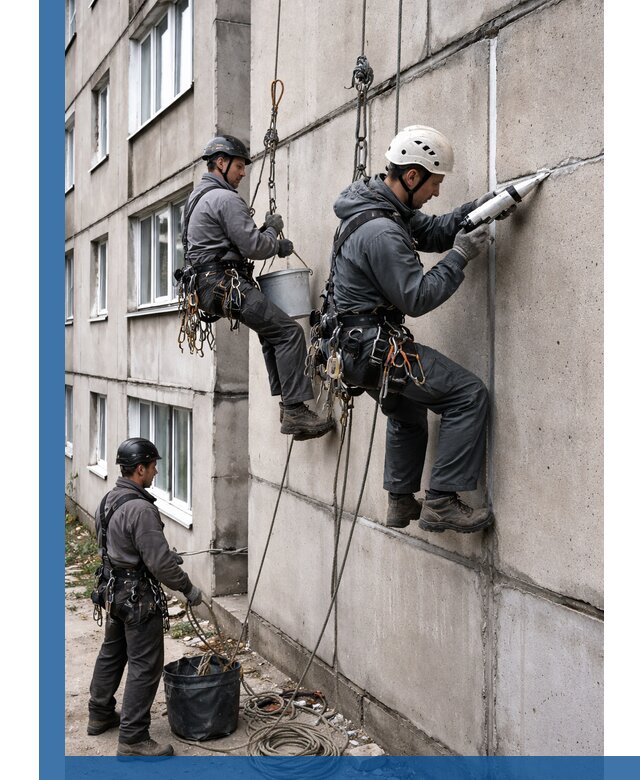 Герметизация межпанельных швов в Нижнеудинске с гарантией герметичности