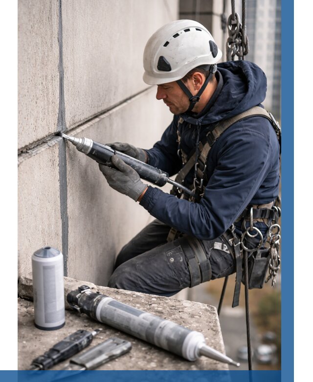 Вторичная герметизация швов в Нижнеудинске от 458 р. | ВЫСОТНИК-Нжк