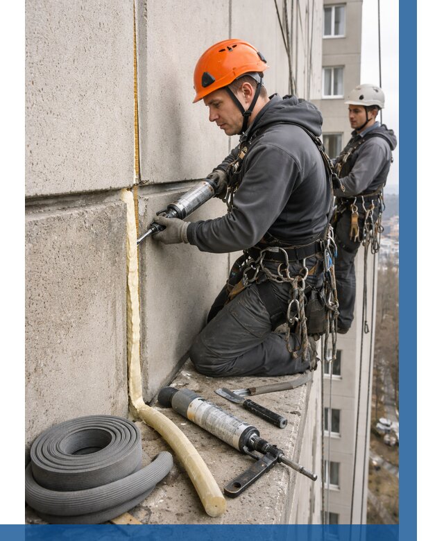 Теплый шов межпанельные швы в Нижнеудинске от 712 р. | ВЫСОТНИК-Нжк