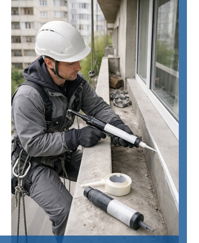 Герметизация швов лоджии в Нижнеудинске от 4577 р. | ВЫСОТНИК-Нжк