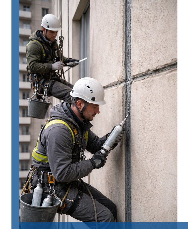 Герметизация деформационных швов фасада в Нижнеудинске качественно