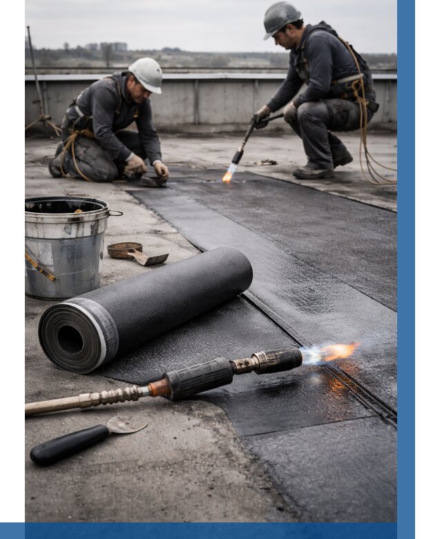 Ремонт рулонной кровли в Нижнеудинске от 661 р. | ВЫСОТНИК-Нжк