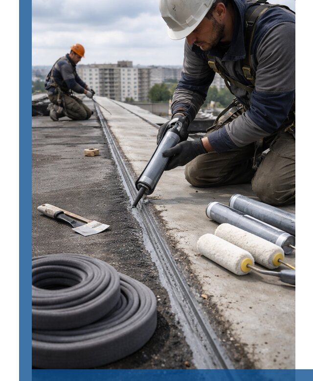Герметизация швов кровли в Нижнеудинске с гарантией герметичности