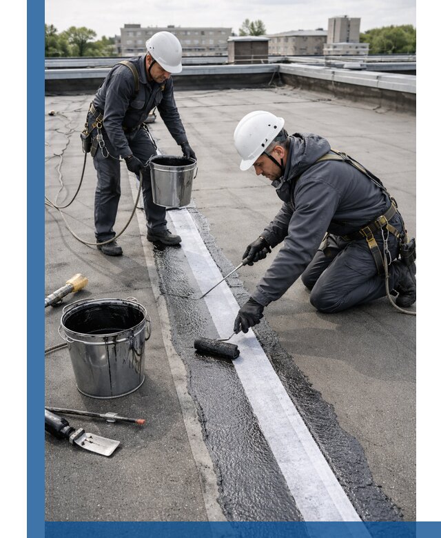 Гидроизоляция кровли мастикой в Нижнеудинске надежная защита