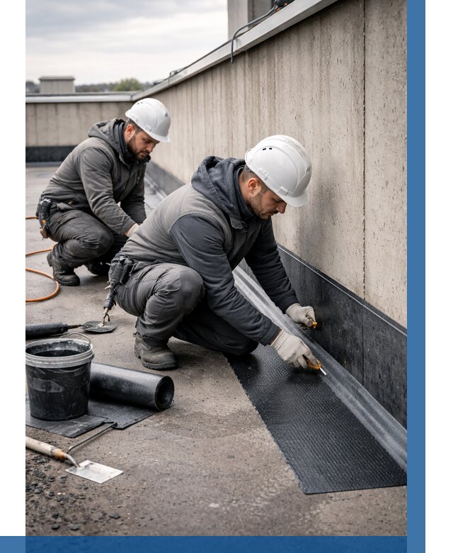 Гидроизоляция примыканий на кровле в Нижнеудинске от 915 р. | ВЫСОТНИК-Нжк