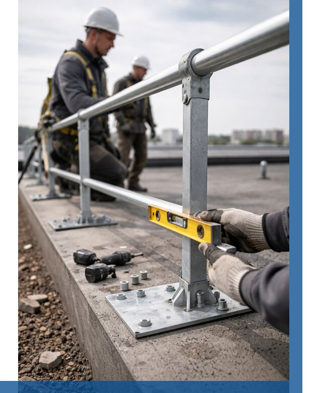 Монтаж кровельного ограждения в Нижнеудинске от 1221 р. | ВЫСОТНИК-Нжк