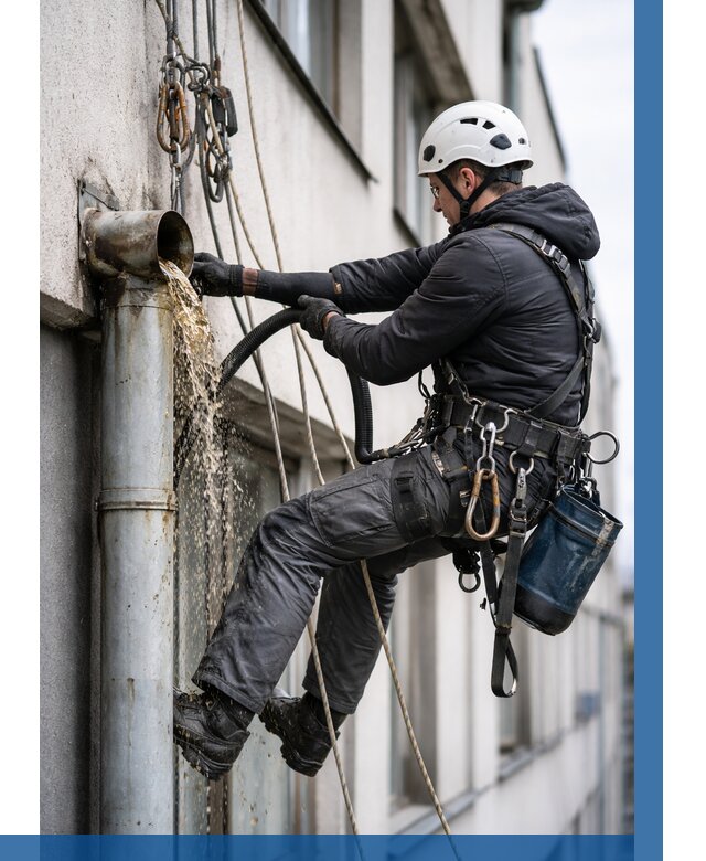 Прочистка водосточных труб в Нижнеудинске от 3560 р. | ВЫСОТНИК-Нжк