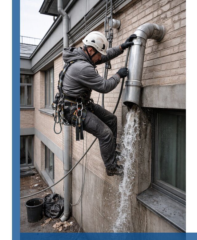 Профессиональная прочистка водосточных труб в Нижнеудинске с гарантией