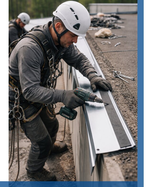 Монтаж капельника на кровле в Нижнеудинске от 305 р. | ВЫСОТНИК-Нжк