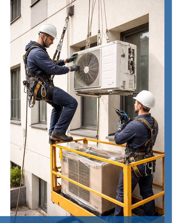 Демонтаж внешнего блока кондиционера в Нижнеудинске от 3560 р. | ВЫСОТНИК-Нжк