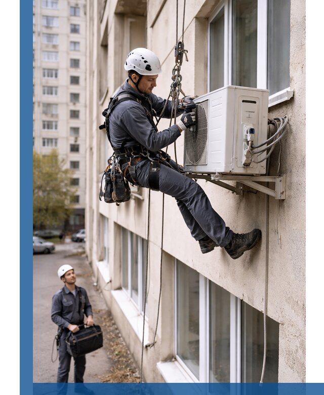 Демонтаж внешнего блока кондиционера в Нижнеудинске профессионально