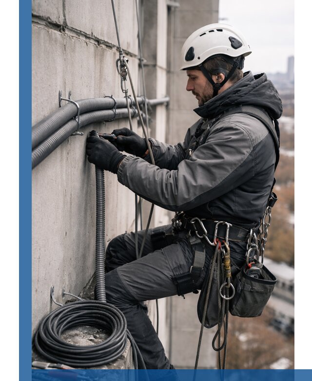 Профессиональный монтаж гофры для кабеля в Нижнеудинске с гарантией