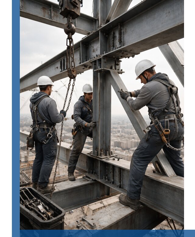 Профессиональный монтаж металлоконструкций на высоте в Нижнеудинске