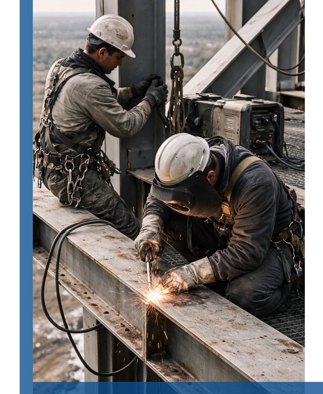 Высотные сварочные работы в Нижнеудинске для промышленных объектов