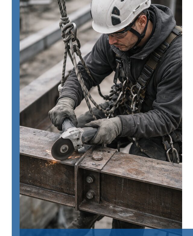 Резка металла на высоте в Нижнеудинске для зданий и конструкций