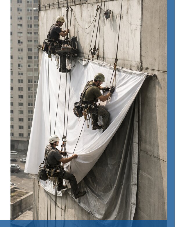 Замена баннерного полотна в Нижнеудинске от 6611 р. | ВЫСОТНИК-Нжк—заказать