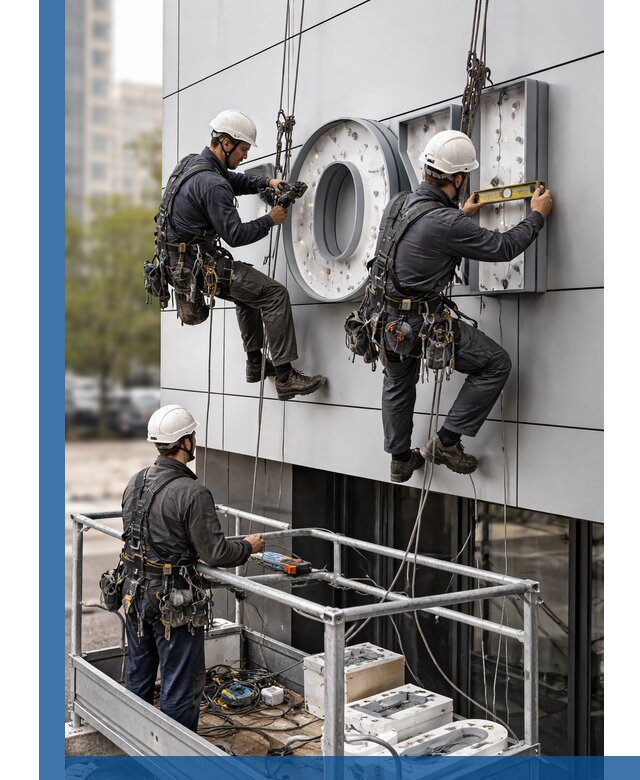 Профессиональный монтаж световых букв в Нижнеудинске под ключ