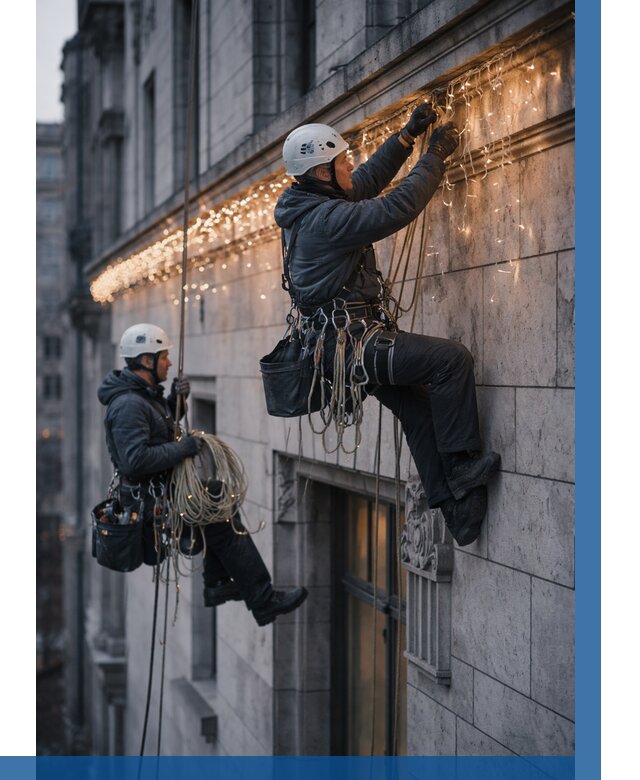 Монтаж новогодней иллюминации в Нижнеудинске от 8645 р. | ВЫСОТНИК-Нжк