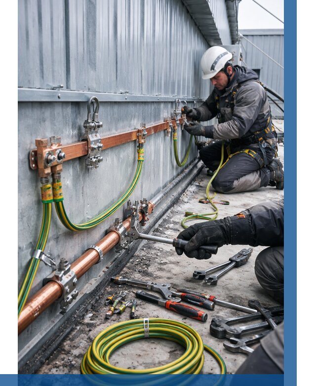 Монтаж заземления здания в Нижнеудинске от 25428 р. | ВЫСОТНИК-Нжк