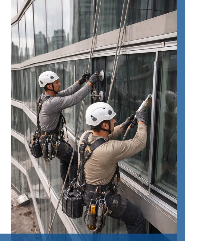 Радиусное остекление фасада в Нижнеудинске от 12205 р. | ВЫСОТНИК-Нжк