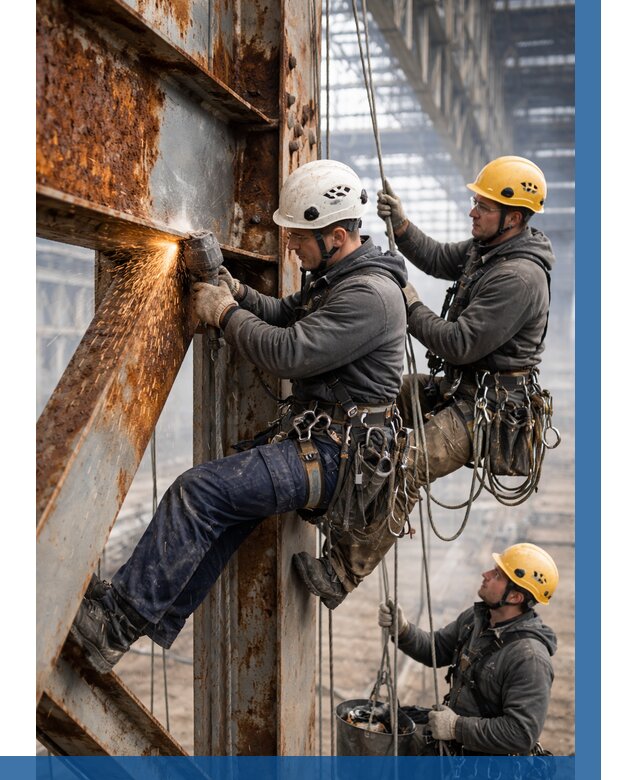 Зачистка металла от ржавчины в Нижнеудинске от 356 р. | ВЫСОТНИК-Нжк