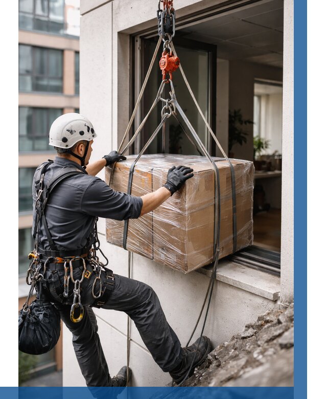 Подъем груза через окно в Нижнеудинске от 4577 р. | ВЫСОТНИК-Нжк