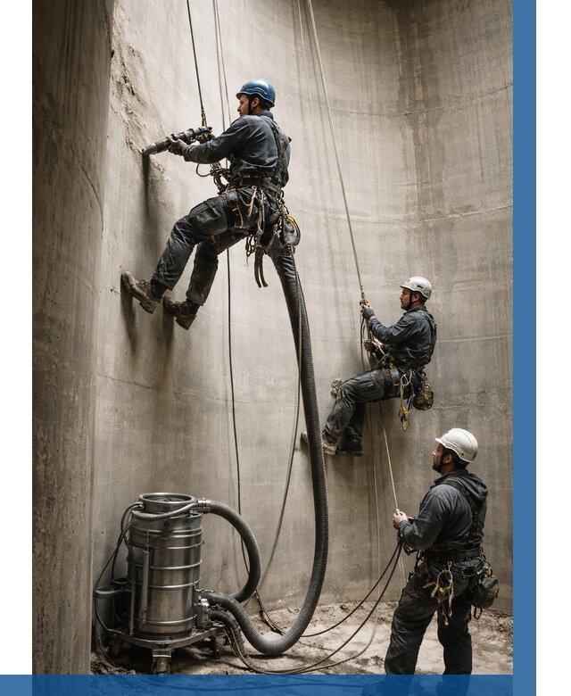 Зачистка силосов в Нижнеудинске от 4577 р. Договор и смета ВЫСОТНИК-Нжк