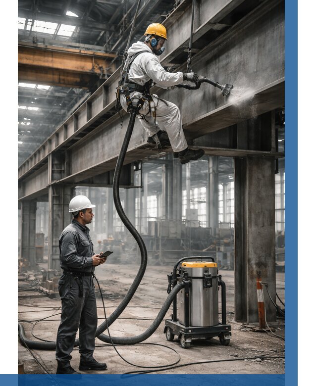 Обеспыливание конструкций в цехе в Нижнеудинске от 4272 р. | ВЫСОТНИК-Нжк