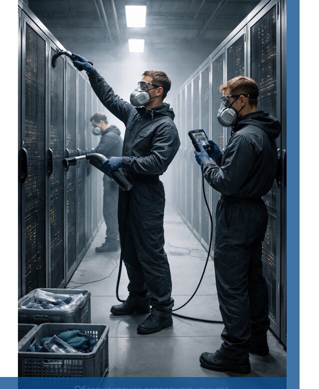 Обеспыливание серверной комнаты в Нижнеудинске от 4577 р. | ВЫСОТНИК-Нжк