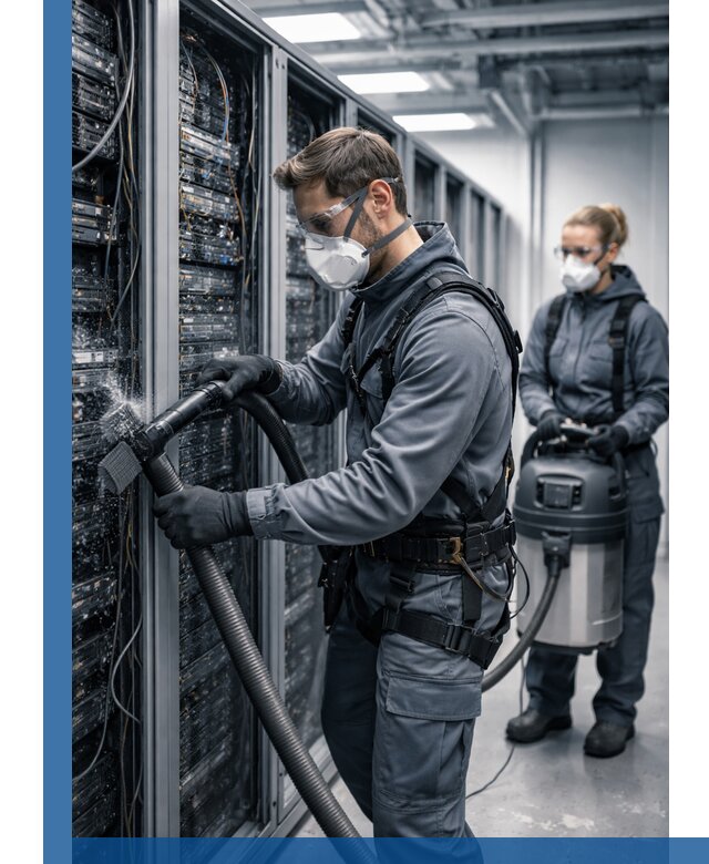 Обеспыливание серверной комнаты в Нижнеудинске, профессиональная очистка