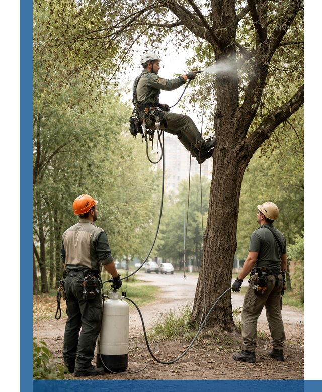 Обработка деревьев от вредителей в Нижнеудинске профессиональная защита