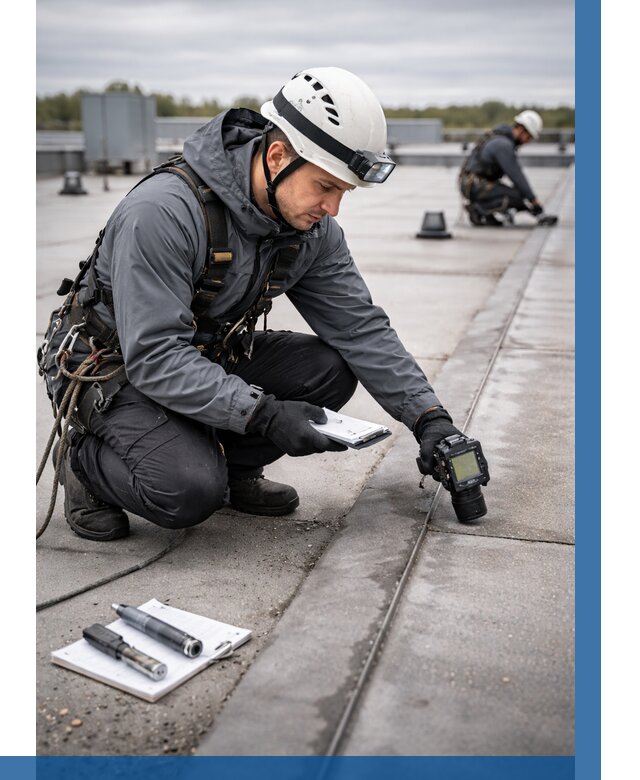 Обследование кровли на протечки в Нижнеудинске от 4577 р. | ВЫСОТНИК-Нжк